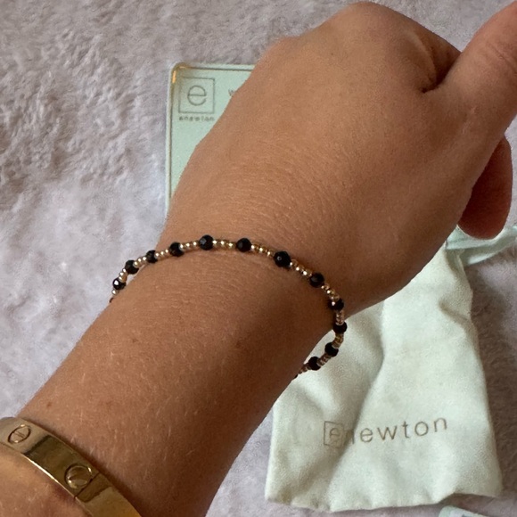 Enewton Gemstone Gold Sincerity Pattern 3mm Faceted Onyx - Picture 3 of 4